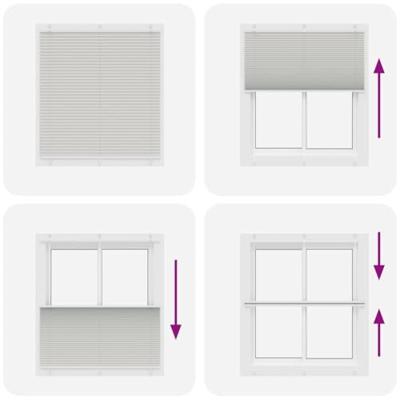 Pliss rolgordijn 120x100 cm stofbreedte 119,4 cm polyester Pliss rolgordijn 120x100 cm stofbreedte 119,4 cm polyester