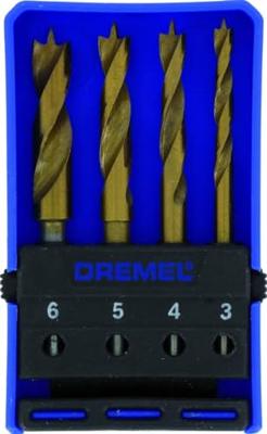 Dremel accessoires Houtborenset 4 stuks | 26150636JA - 26150636JA - thumbnail