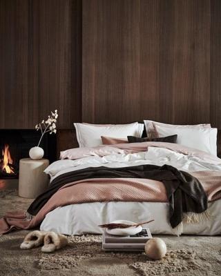 Vandyck Purity Napels rosewood dekbedovertrek