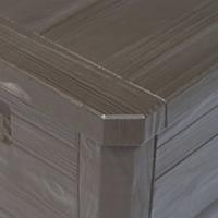 Tuinbox stijlvolle opbergkist 280 L bruin - thumbnail