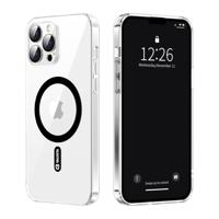 Valenta Tempered Glass Back Cover MagSafe Case Apple iPhone 14 Pro Max Clear - thumbnail