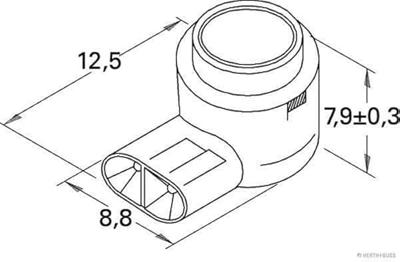 HERTH+BUSS Line connector 25pcs. herth & buss