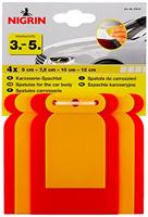 NIGRIN 21014 Karosserie-Spachtelsatz 4 onderdelen - thumbnail