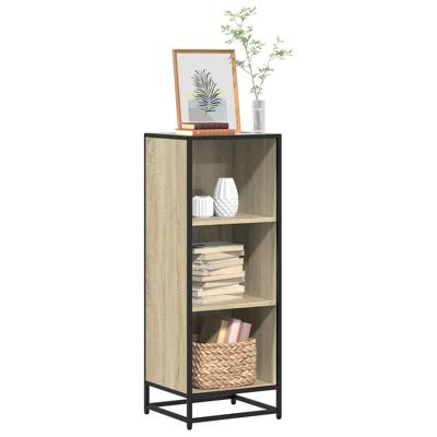 Boekenkast 40x35x107,5 cm bewerkt hout sonoma eikenkleurig