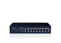 LANCOM GS-1108, Unmanaged Gigabit Ethernet-switch, 8 poorten (10/100/1000 Mbit/s), geruisloos door ventilatorloos design, geïntegreerde voeding - thumbnail