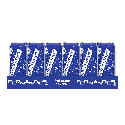 Fernandes red grape blik (24x 33cl)