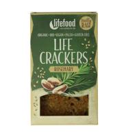 Lifefood Life crackers rozemarijn raw bio 90 Gram - thumbnail