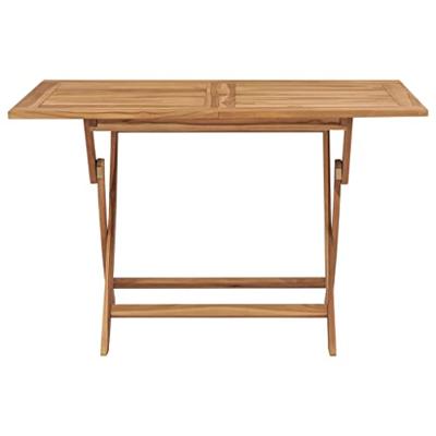 VidaXL Tuintafel inklapbaar 120x70x75 cm massief teakhout