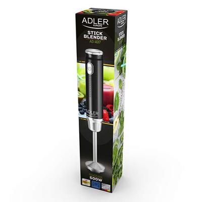 Adler AD 4617 blender Staafmixer Zwart, Zilver 350 W