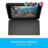 Logitech Rugged Folio toetsenbord voor mobiel apparaat QWERTY Deens, Fins, Noors, Zweeds Grafiet USB - thumbnail