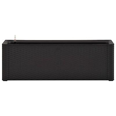 Plantenbak hoog zelfbewateringssysteem 100x43x33 cm antraciet Plantenbak hoog zelfbewateringssysteem 100x43x33 cm antraciet