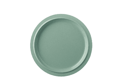 Mepal bord plat basic 25cm retro green