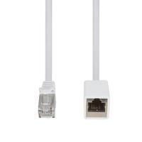 LogiLink CQX091S RJ45 Netwerkkabel, patchkabel CAT 6A S/FTP 10.00 m Wit Vlambestendig, Halogeenvrij, Afscherming gevlochten 1 stuk(s) - thumbnail
