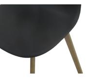 Kristianstad Eetkamerstoel - Hout Acacia Licht Teak Look (set van 4) - thumbnail