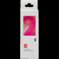 HEMA Taartkaarsjes Cijfer 2 bij Jumbo - thumbnail