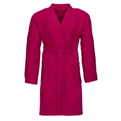 Vossen Vossen Unisex badjas ROM Pique-U cranberry L