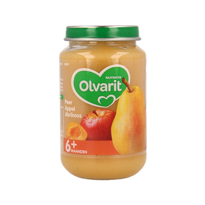 Olvarit Peer appel abrikoos 6M55 200 Gram