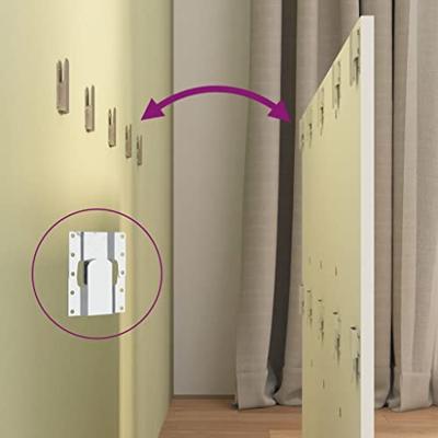 Hoofdbord met kastjes bewerkt hout wit