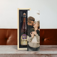 Bier in bedrukte kist - La Trappe Quadrupel - thumbnail