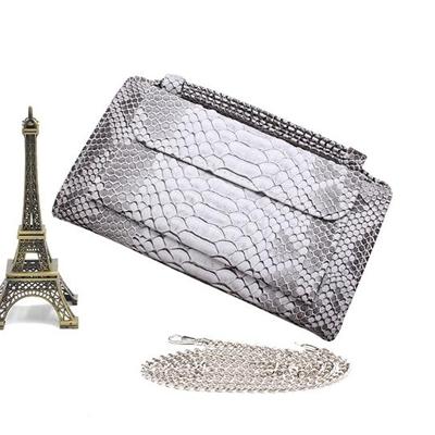 Echte lederen vrouwen hand tas vrouwelijke Modeketen Schoudertas Luxe designer Tote Messenger Bags (beige)