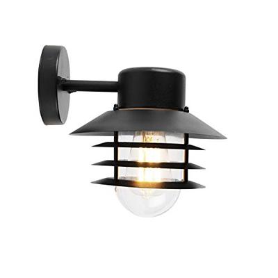 QAZQA Moderne buitenwandlamp zwart IP44 - Prato Down QAZQA Moderne buitenwandlamp zwart IP44 - Prato Down