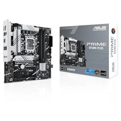 Asustek Computer PRIME B760M-PLUS Moederbord Socket Intel LGA 1700 Vormfactor Micro-ATX Moederbord chipset Intel® B760 - thumbnail