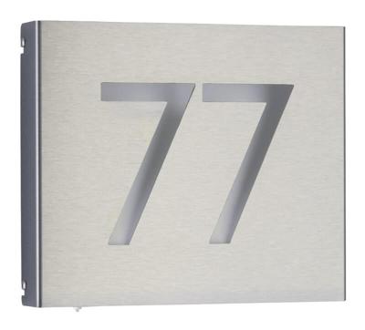 Albert Huisnummer lampHousel M met schemersensor - 696012