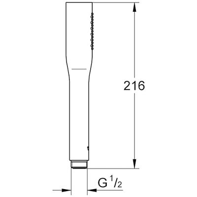 Grohe Euphoria Cosmopolitan Stick handdouche Chroom