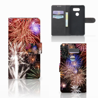 LG V30 Wallet Case met Pasjes Vuurwerk - thumbnail