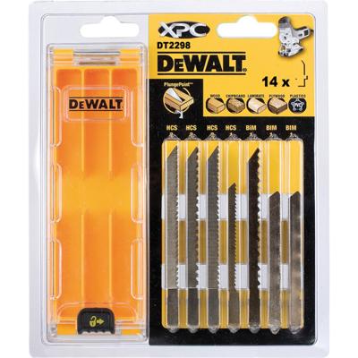 DeWALT DT2298 Decoupeerzaagbladenset hout 14-delige