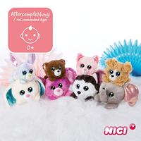 Nici glubschis pluchen knuffel liggende hond lollidog, 15cm - thumbnail