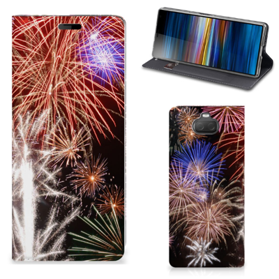 Sony Xperia 10 Hippe | Standcase | Vuurwerk Sony Xperia 10 Hippe | Standcase | Vuurwerk