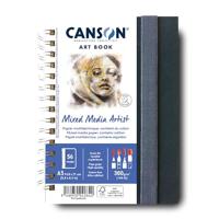 Canson Mixed Media Artist tekenboek, 28 vellen, 300 g/m², ft 14,8 x 21 cm (A5) - thumbnail