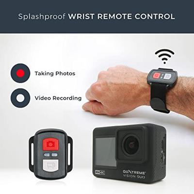 GoXtreme GoXtreme Vision Duo 4K Actioncam 4K, Dual-display, Spatwaterdicht, Stofdicht, Waterdicht, WiFi, Time-lapse