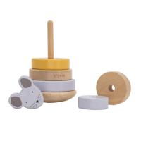 Trixie houten stapeltoren - mrs. mouse - thumbnail