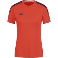 JAKO 4223K Shirt Power Km Kids - Flame/Marine - 128 - thumbnail