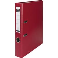 Pergamy ordner, voor ft A4, uit PP en papier, zonder beschermrand, rug van 5 cm, bordeaux - thumbnail
