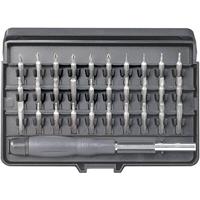 TOOLCRAFT 820935 Bitset 31-delig Plat, Kruiskop Phillips, Kruiskop Pozidriv, Inbus, T-profiel - thumbnail