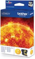 Brother Inktcartridge LC-980Y Origineel Geel LC980Y - thumbnail