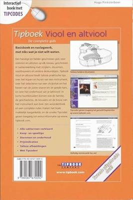 Tipboek viool en altviool met tipcodes