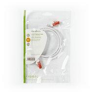 Netwerkkabel CAT6 UTP | RJ45 (8P8C) male - RJ45 (8P8C) male | 1,0 m | Wit - thumbnail