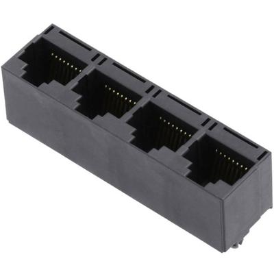 encitech RJJU-88-442-E1V-004 RJ45-connector 3251-0008-14 Bus, inbouw verticaal Aantal polen (sensoren) 8P8C Zwart 1 stuk(s)