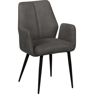 Eetkamerstoel Tina met gestoffeerde armleuning
