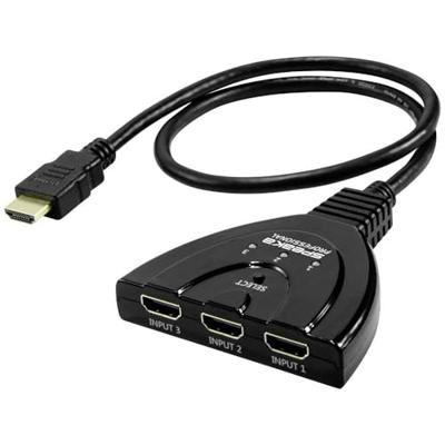SpeaKa Professional SP-HDSW-200 HDMI-switch 3 poorten Ultra HD-geschikt 7680 x 4320 Pixel SpeaKa Professional SP-HDSW-200 HDMI-switch 3 poorten Ultra HD-geschikt 7680 x 4320 Pixel