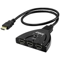 SpeaKa Professional SP-HDSW-200 HDMI-switch 3 poorten Ultra HD-geschikt 7680 x 4320 Pixel - thumbnail