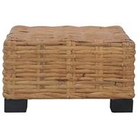 Salontafel 47x47x28 cm natuurlijk rattan - thumbnail