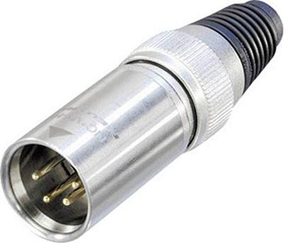 Neutrik NC4MXHD XLR-connector Stekker, recht Aantal polen: 4 Zilver 1 stuk(s) Neutrik NC4MXHD XLR-connector Stekker, recht Aantal polen: 4 Zilver 1 stuk(s)