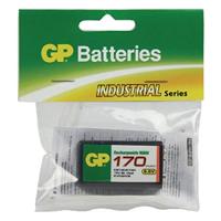 GP Oplaadbare 9V batterij (blok) GPIND17R9HC1 NiMH 9.6 V 170 mAh 1 stuk(s) - thumbnail