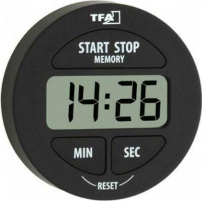 TFA Dostmann 38.2022.01 Timer Zwart Digitaal