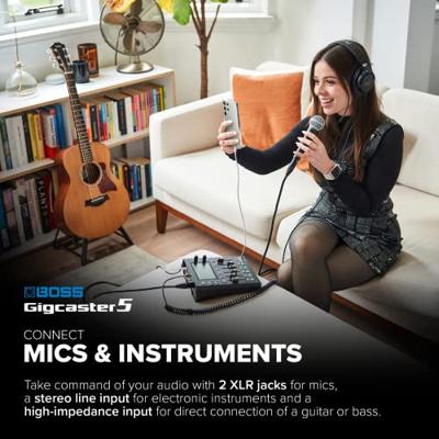 Boss Gigcaster 5 compacte 5-kanaals livestreaming mixer